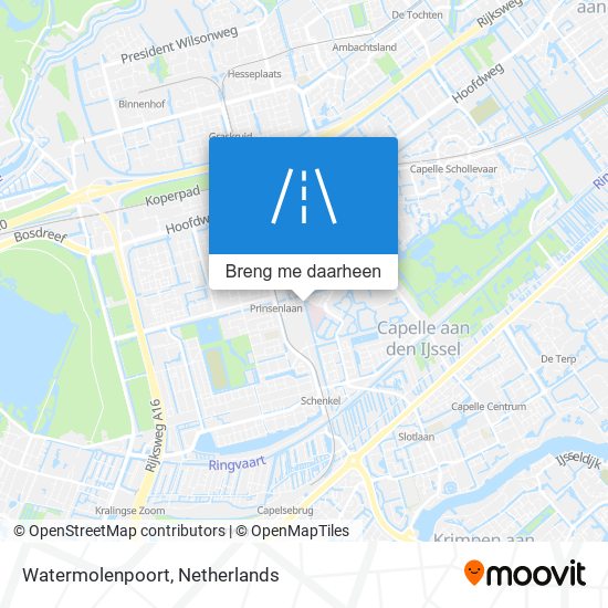 Watermolenpoort kaart