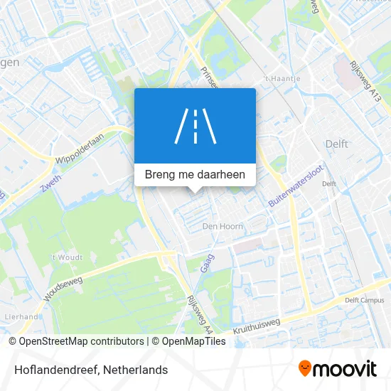 Hoflandendreef kaart