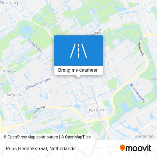 Prins Hendrikstraat kaart