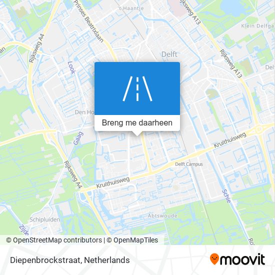 Diepenbrockstraat kaart