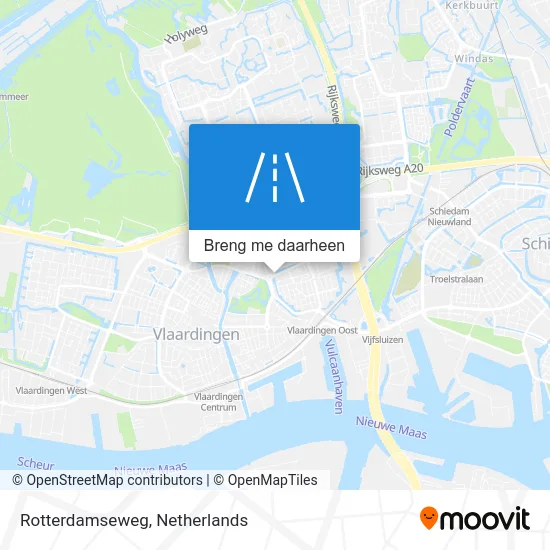 Rotterdamseweg kaart