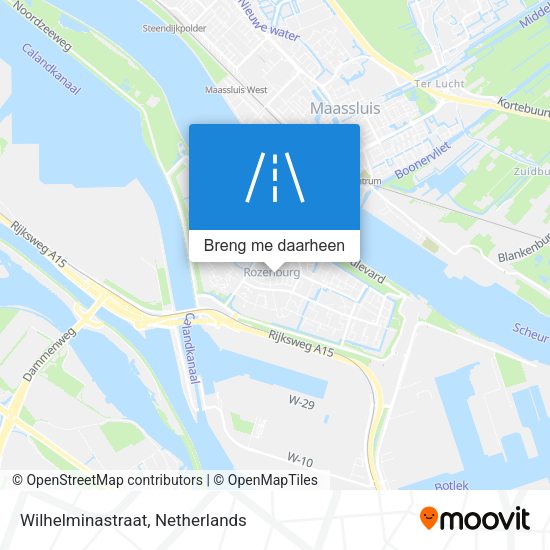 Wilhelminastraat kaart
