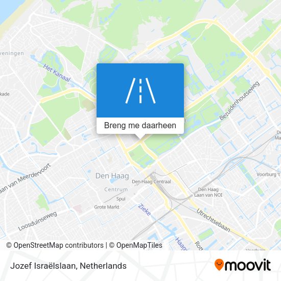 Jozef Israëlslaan kaart