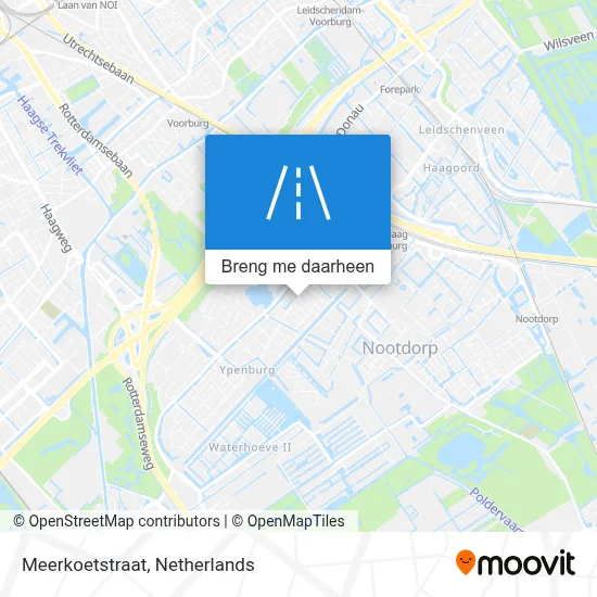 Meerkoetstraat kaart