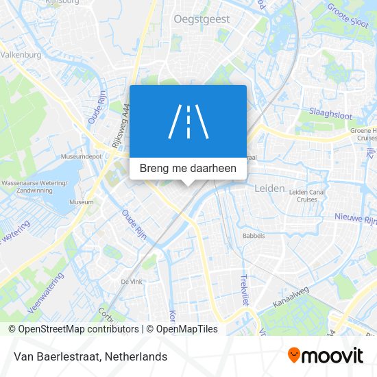 Van Baerlestraat kaart