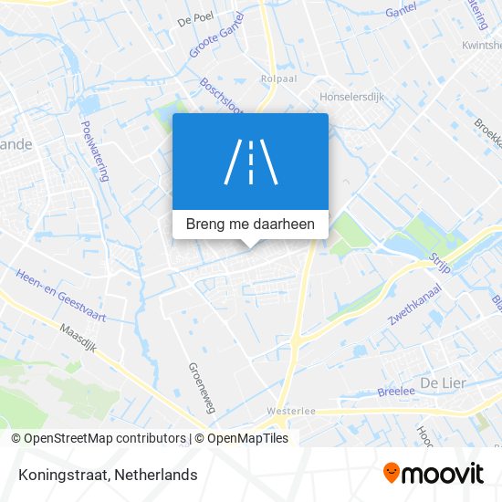 Koningstraat kaart