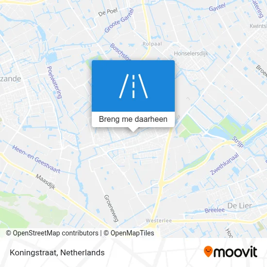 Koningstraat kaart