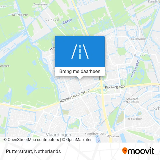 Putterstraat kaart