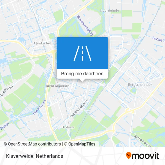 Klaverweide kaart