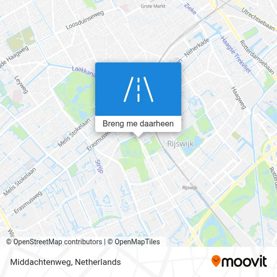 Middachtenweg kaart