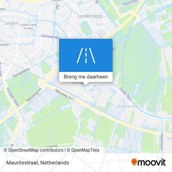Mauritsstraat kaart