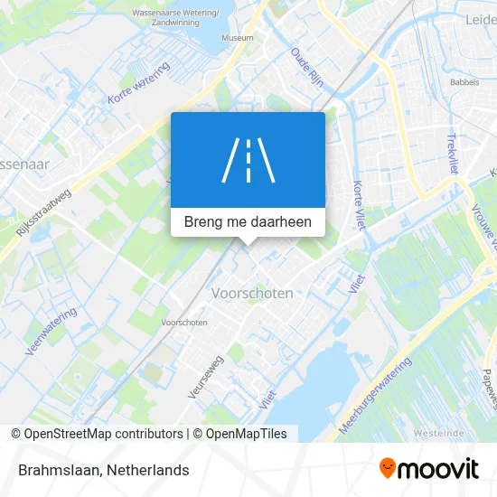 Brahmslaan kaart