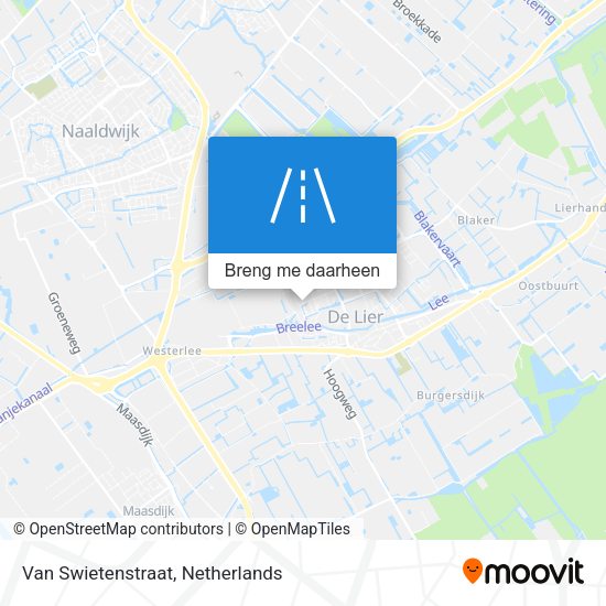Van Swietenstraat kaart