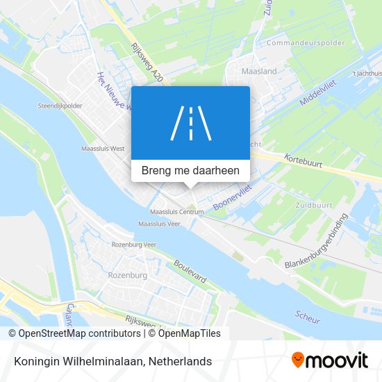 Koningin Wilhelminalaan kaart