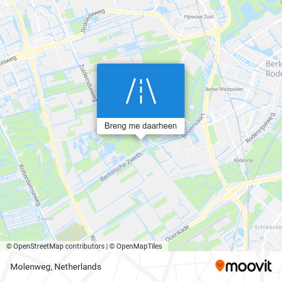 Molenweg kaart