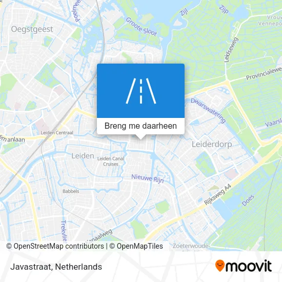 Javastraat kaart