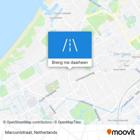 Marconistraat kaart