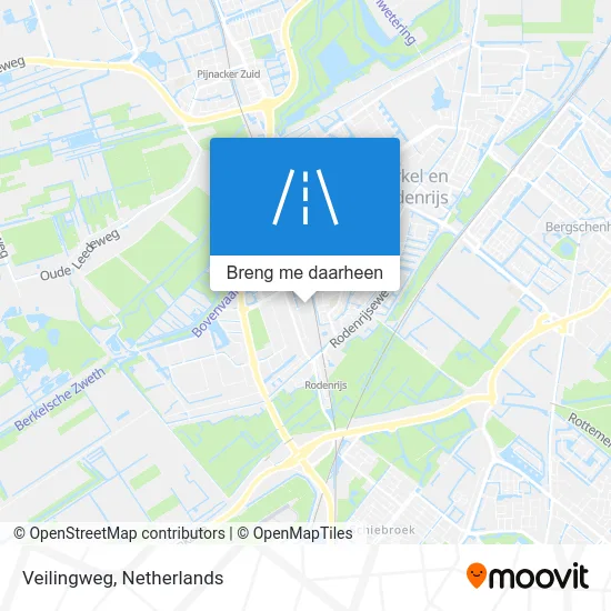 Veilingweg kaart