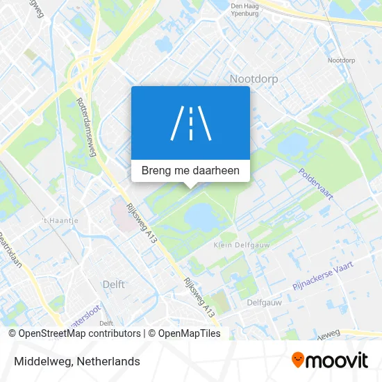 Middelweg kaart