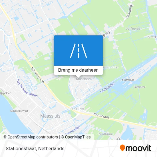 Stationsstraat kaart