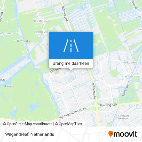 Wilgendreef kaart
