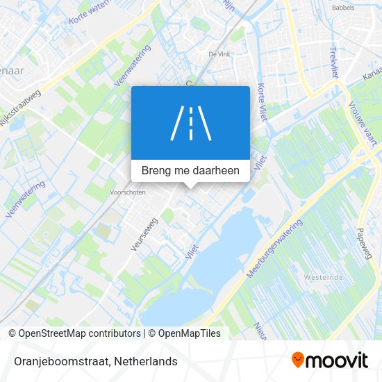 Oranjeboomstraat kaart