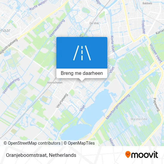 Oranjeboomstraat kaart