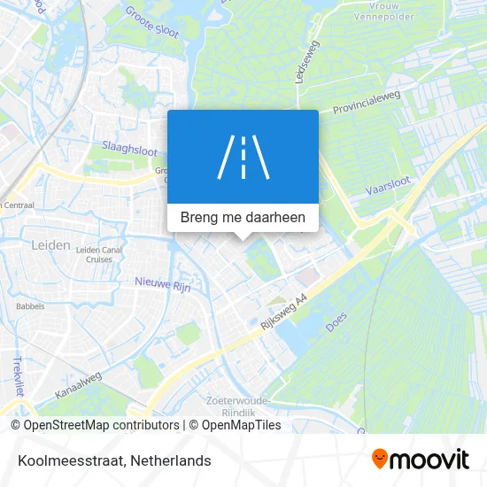 Koolmeesstraat kaart