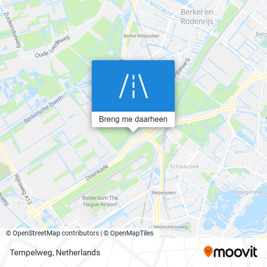 Tempelweg kaart