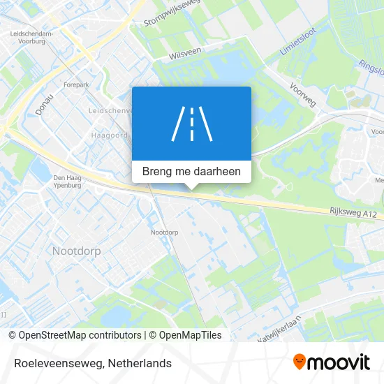 Roeleveenseweg kaart