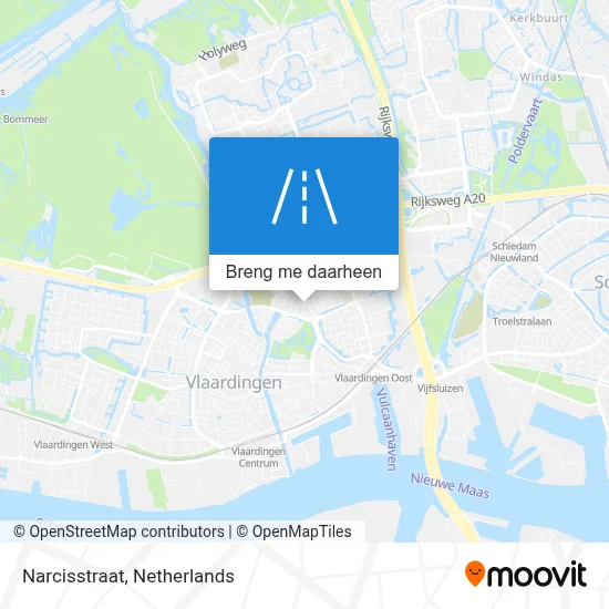 Narcisstraat kaart