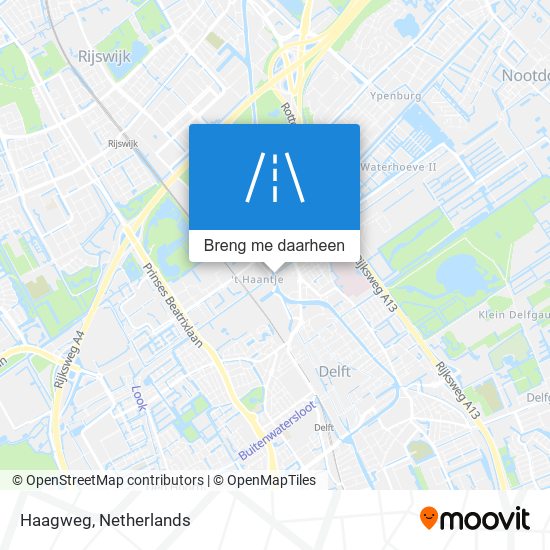 Haagweg kaart