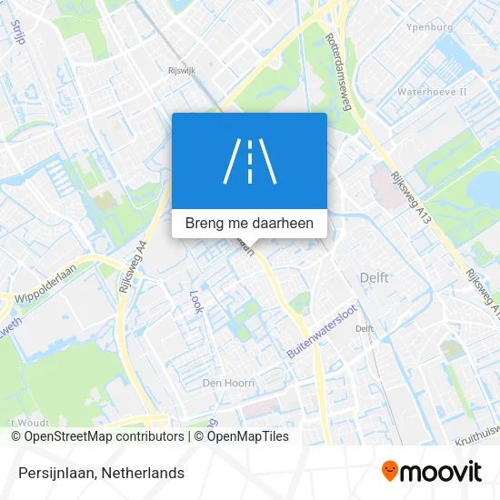 Persijnlaan kaart