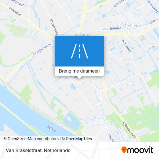 Van Brakelstraat kaart