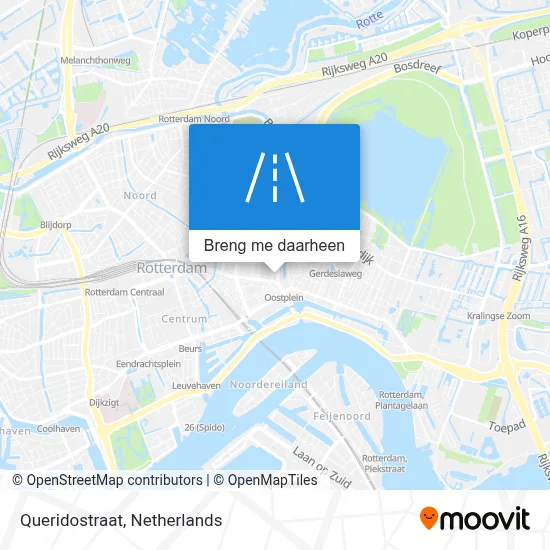 Queridostraat kaart