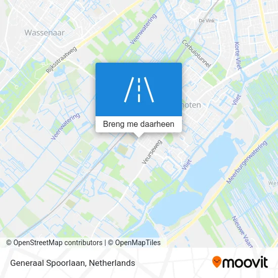 Generaal Spoorlaan kaart