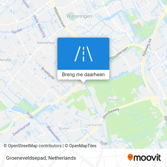 Groeneveldsepad kaart