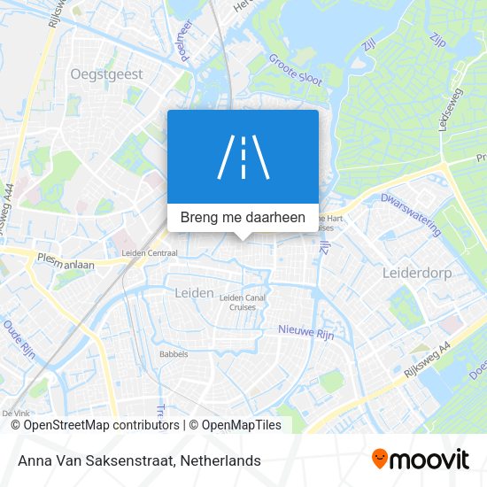 Anna Van Saksenstraat kaart
