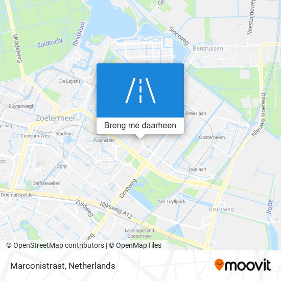 Marconistraat kaart