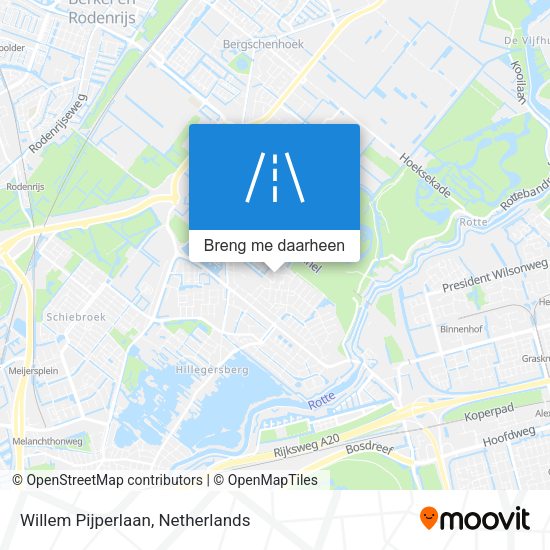 Willem Pijperlaan kaart