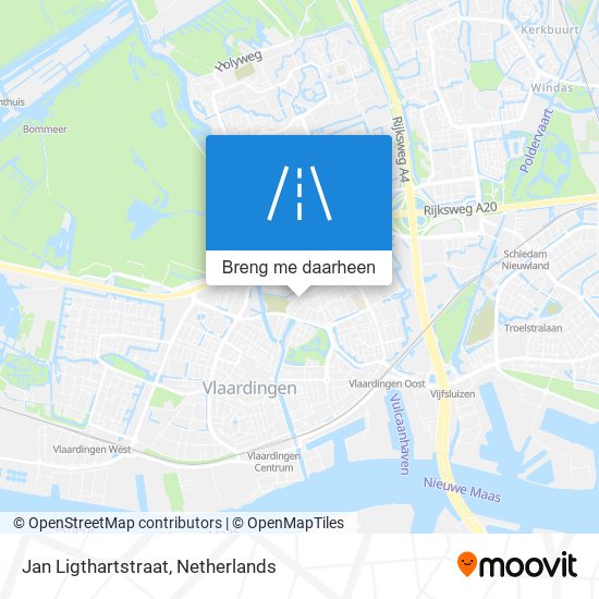 Jan Ligthartstraat kaart