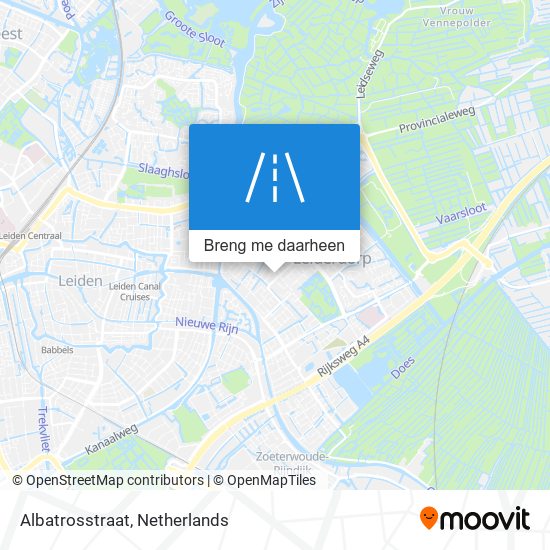 Albatrosstraat kaart