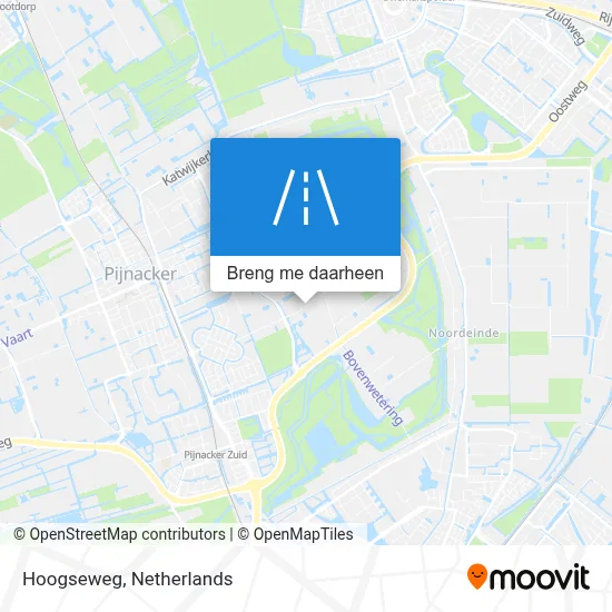 Hoogseweg kaart