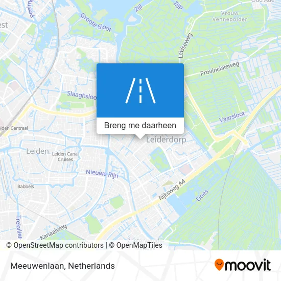 Meeuwenlaan kaart