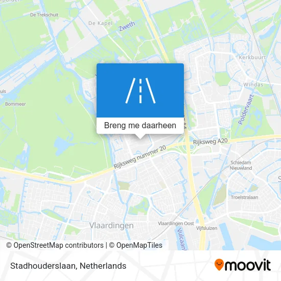 Stadhouderslaan kaart