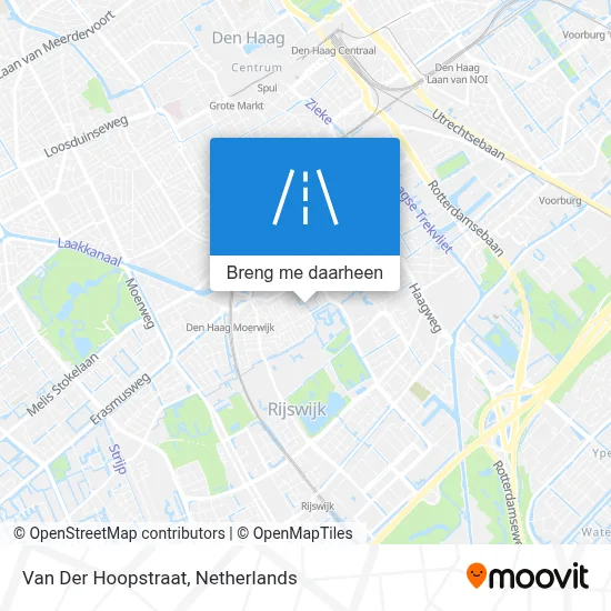 Van Der Hoopstraat kaart