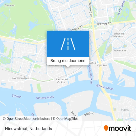 Nieuwstraat kaart