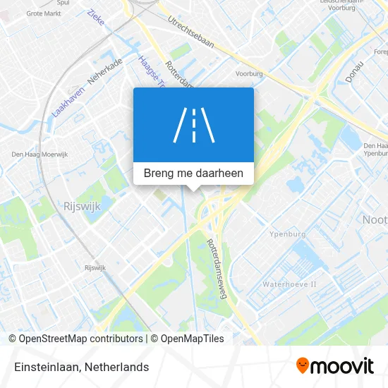 Einsteinlaan kaart