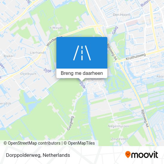 Dorppolderweg kaart