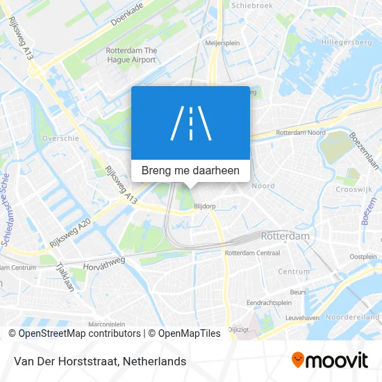 Van Der Horststraat kaart